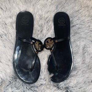 Black Tory Burch Sandal Size 10, shoes run small